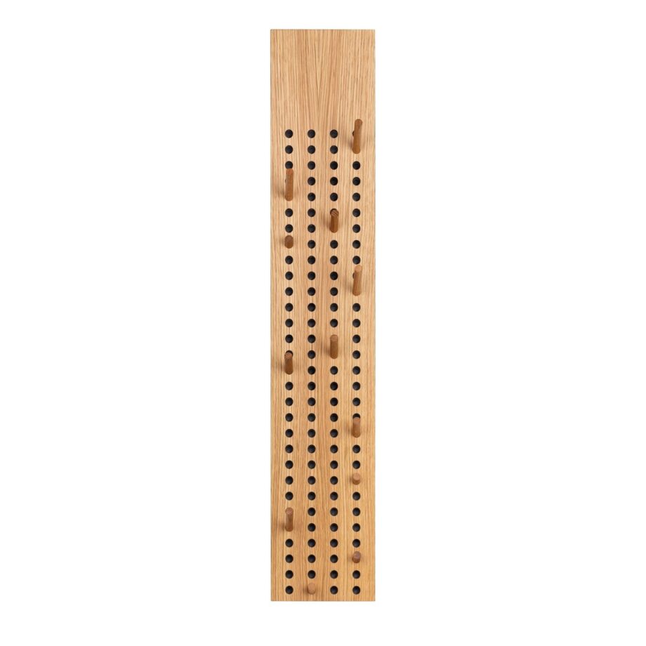 We Do wood Scoreboard kapstok vertical eikenhout