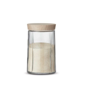 Rosendahl Grand Cru voorraadpot glas met houten deksel 1 liter
