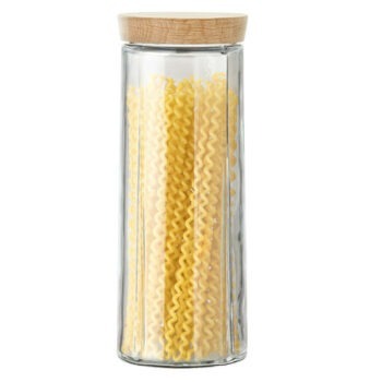 Rosendahl Grand Cru voorraadpot glas voor spaghetti met houten deksel 2 liter