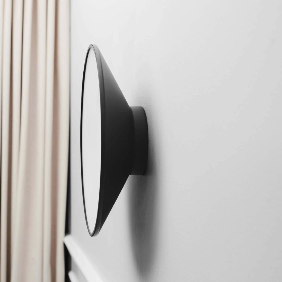 Gejst Design Momentt wall clock wand klok mat zwart