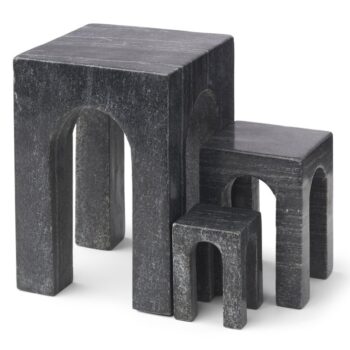 Gejst Design Arkis bookend boekensteun zwart marmer