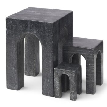 Gejst Design Arkis bookend boekensteun zwart marmer