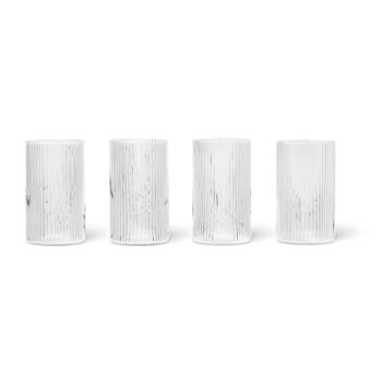 fermLIVING-Ripple Verrines glazen Set 4 stuk
