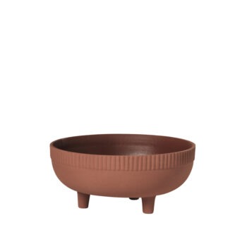 Kristina dam studio Bowl M bloempot rood terracotta bloempot