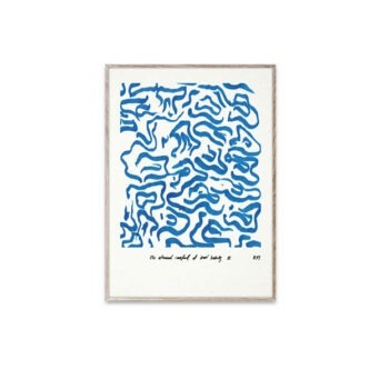 Paper Collective Blue Comfort poster 30 x 40 cm