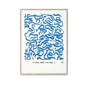 Paper Collective Blue Comfort poster 50 x 70 cm