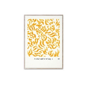 Paper Collective Comfort Yellow poster 30x40 cm