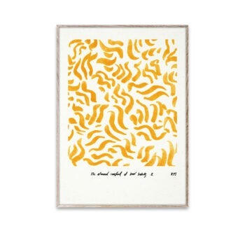 Paper Collective Comfort Yellow poster 50 x 70 cm