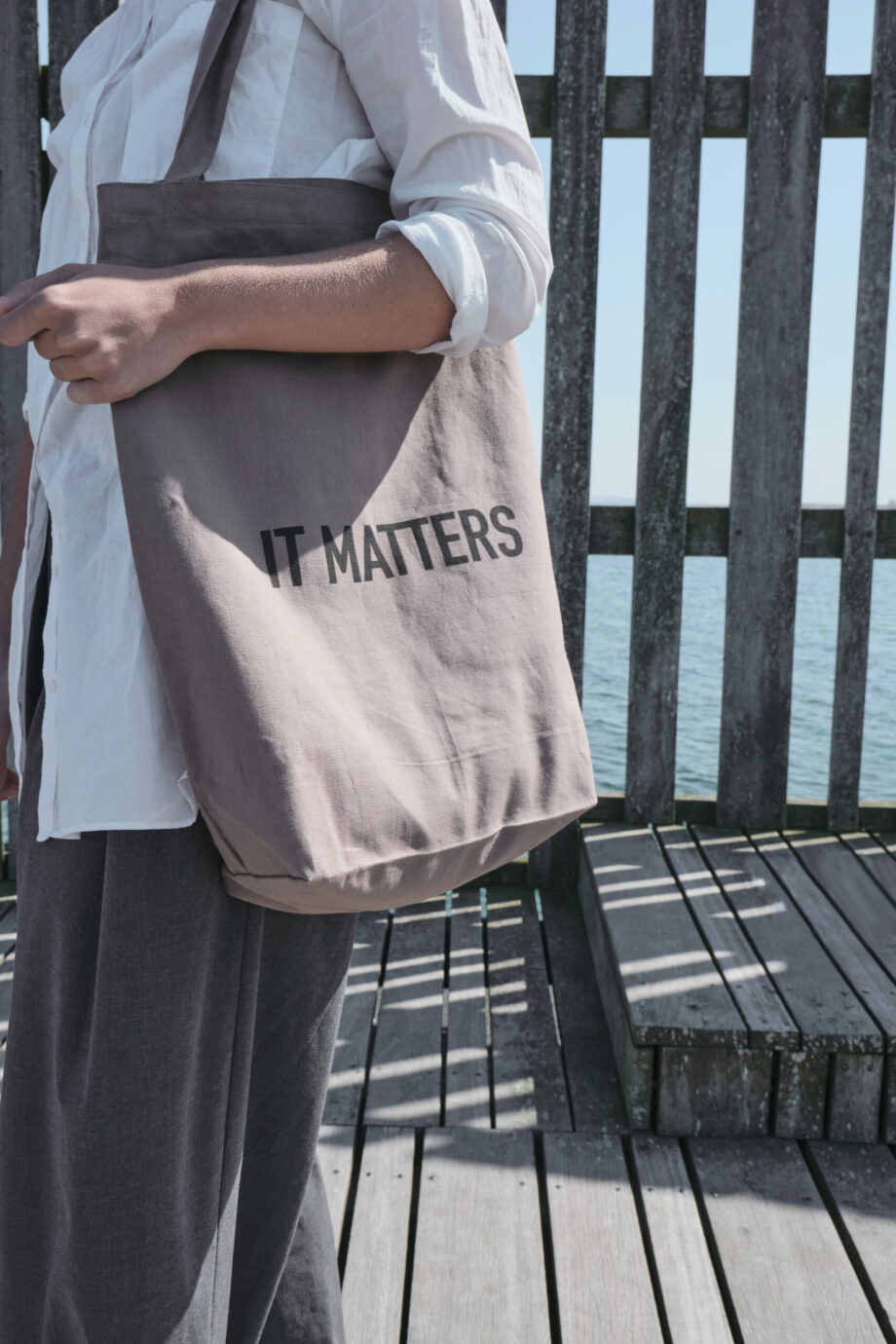 Trendy tote bag canvas tas It Matters Organic Company