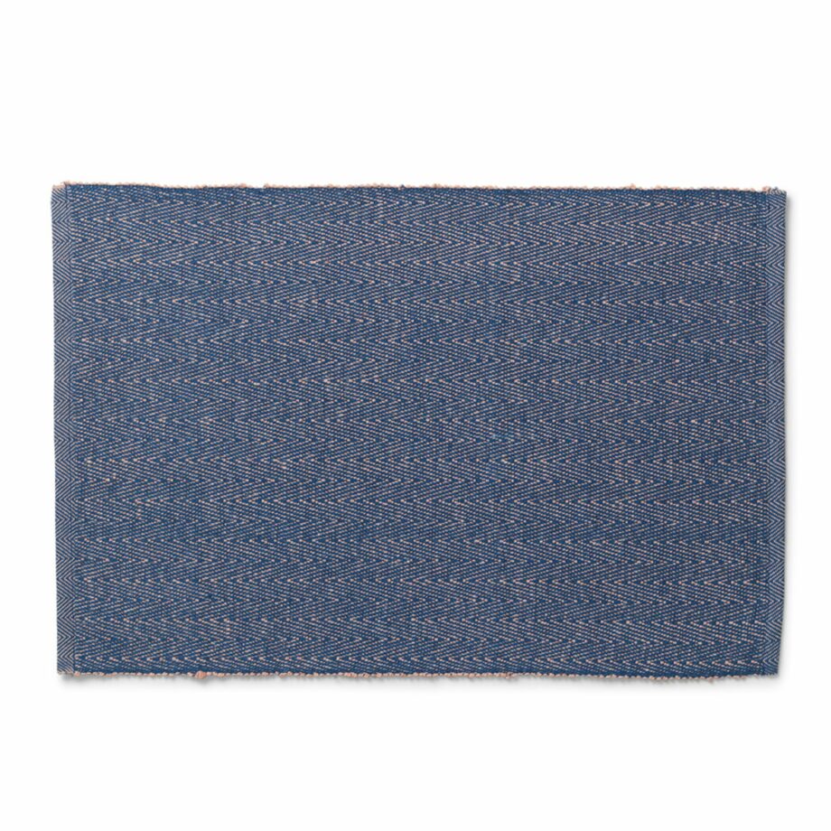 Lyngby placemat blauw