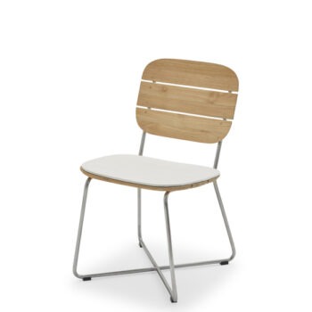 1961016 Lilium Chair Cushion, White
