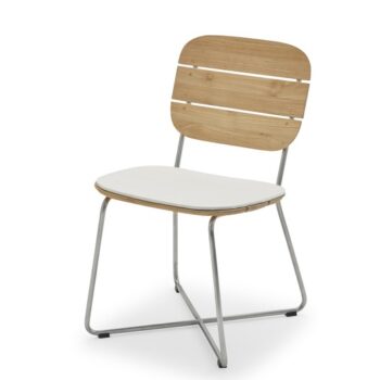 1961016 Lilium Chair Cushion, White