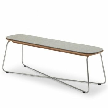 1961021 Lilium Bench kussen voor tuinbank lichtgrijs Cushion