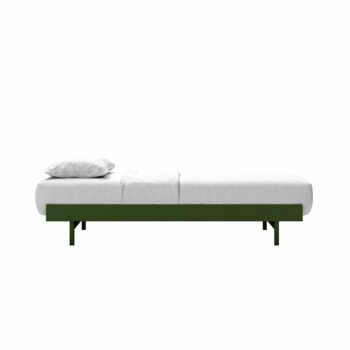 Moebe Bed Pine Green zonder side tafels