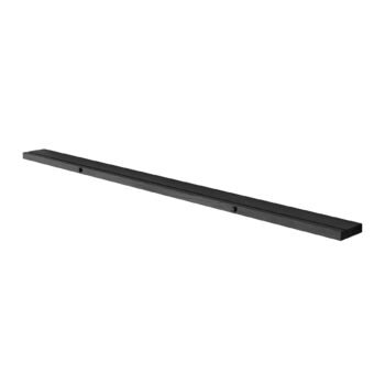 MOEBE Gallery Shelf is een zwarte fotoplank voor posters en schilderijen 115 cm lang