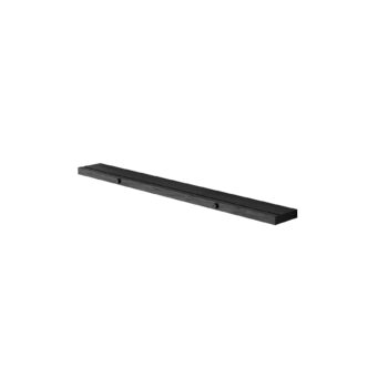 MOEBE Gallery Shelf is een zwarte fotoplank voor posters en schilderijen 70 cm lang