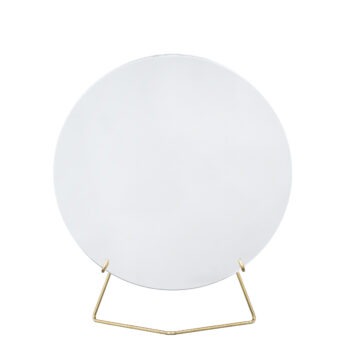 MOEBE_Standing-Mirror_tafelspiegel met messing houder_Ø20