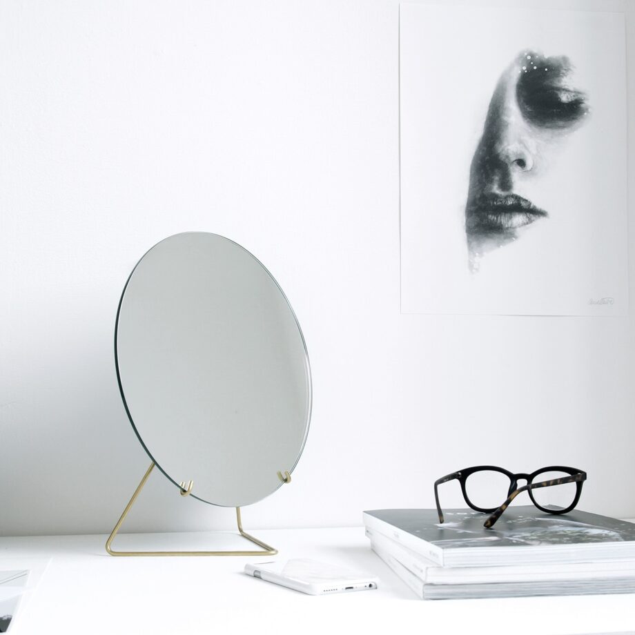 Minimalistische Moebe tafelspiegels Standing mirror decoratie