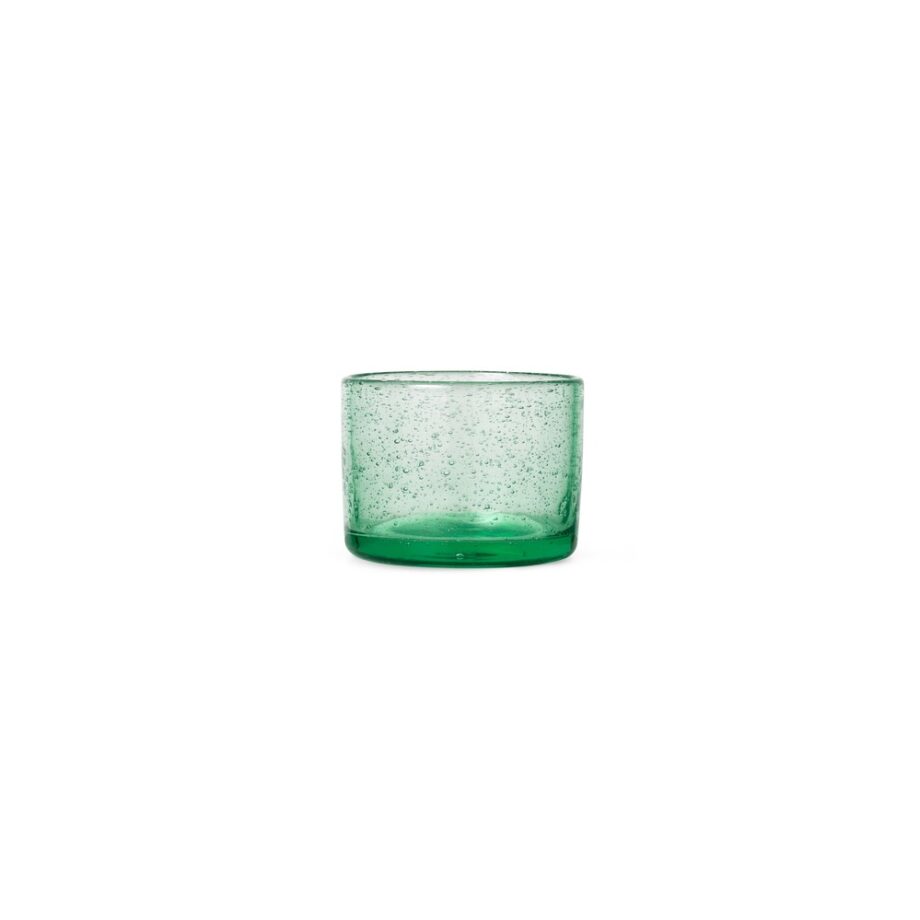 Ferm Living laag drinkglas gerecycled glas