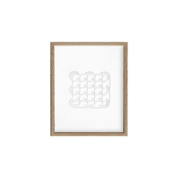 MOEBE Papercut Artworks A4 Circles Squares relief print