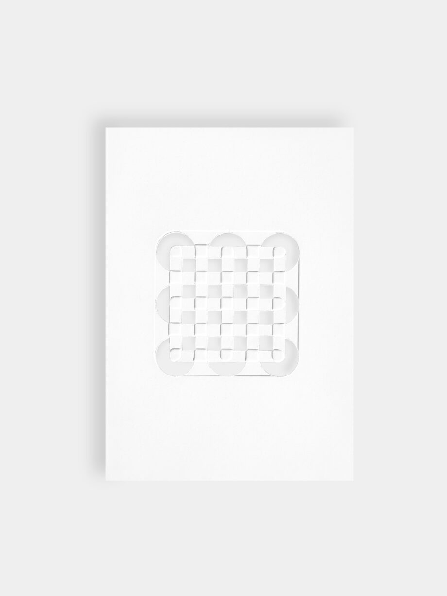 MOEBE Papercut Artworks Circles Squares A4 relief print