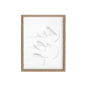 MOEBE Papercut Artworks Half Moons Triangles relief print A3