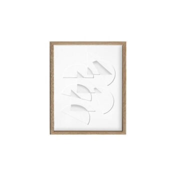 MOEBE Papercut Artworks Half Moons Triangles relief print A4