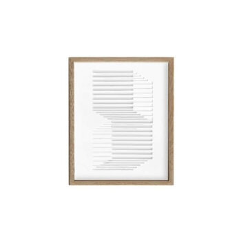 MOEBE Papercut Artworks Shifted Lines relief poster A4