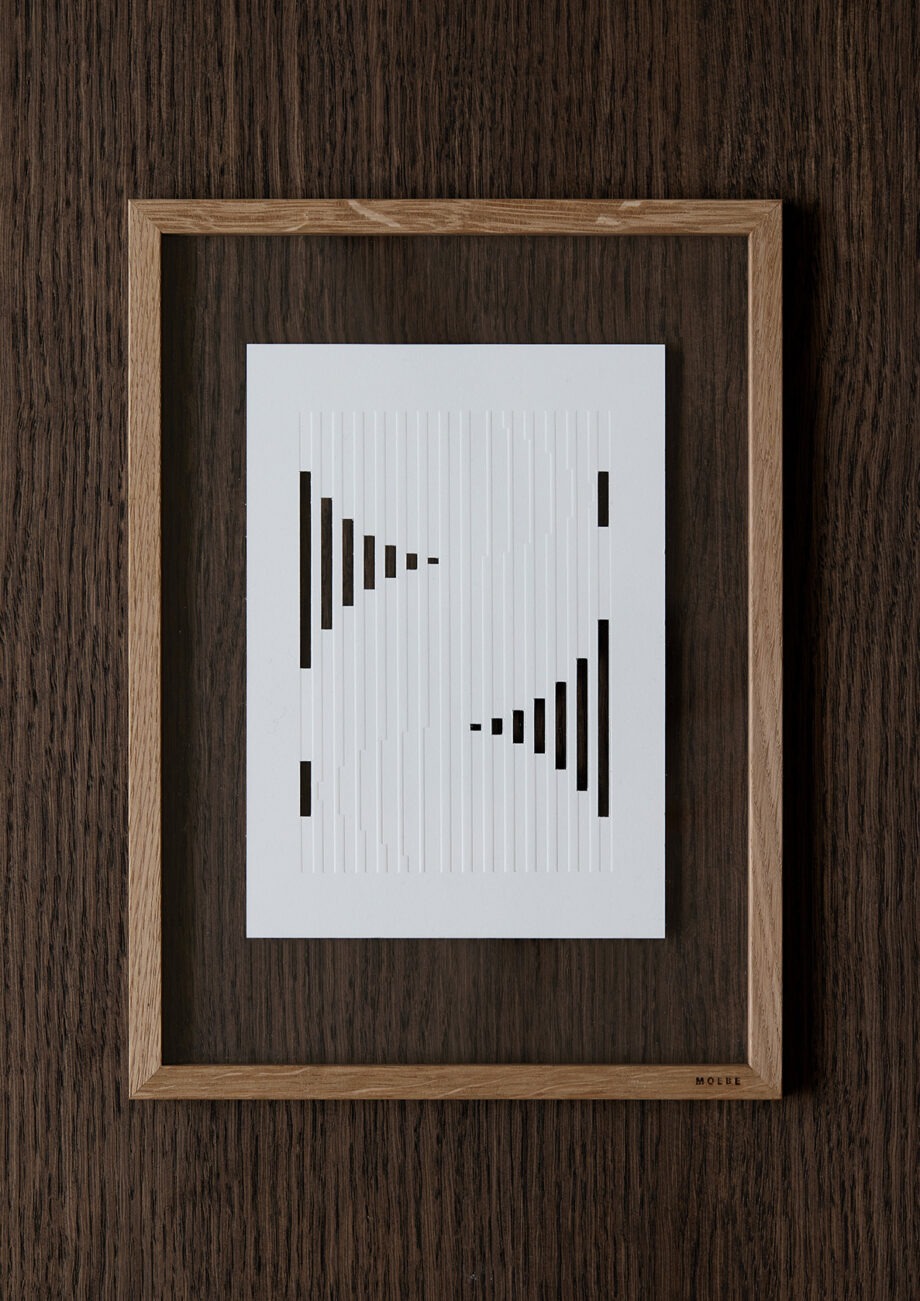 MOEBE Papercut artworks ORGANIC Lines RELIËF PRINTS papier