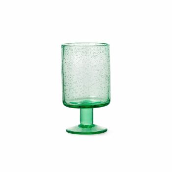 erm Living laag wijnglas gerecycled glas met bubbels