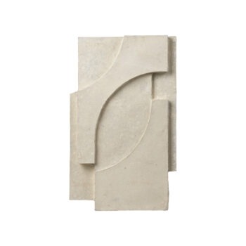 Kristina Dam Serif Relief muurdecoratie papierpulp zand