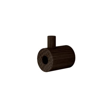 Moebe Houten wandhaak wooden wall hook gerookt eiken