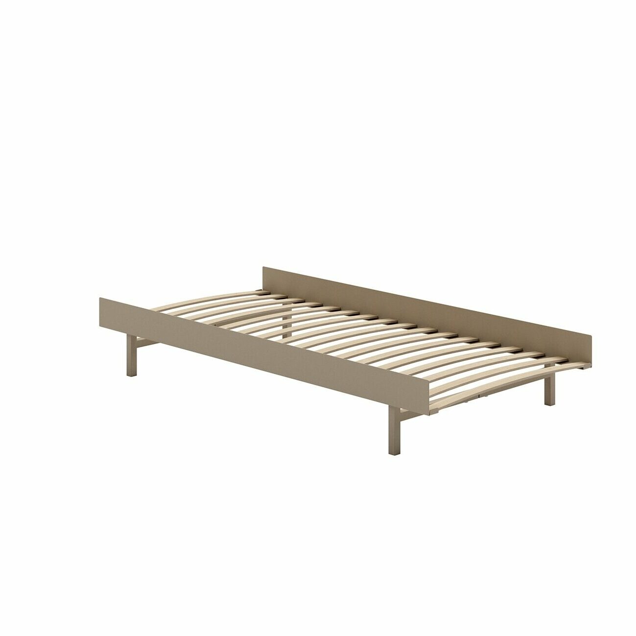 Moebe bed 90 cm Sand japandi bed