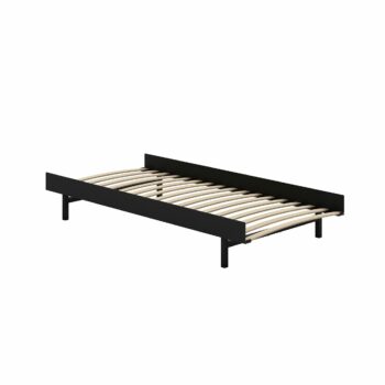 Moebe bed 90 cm zwart japandi bed