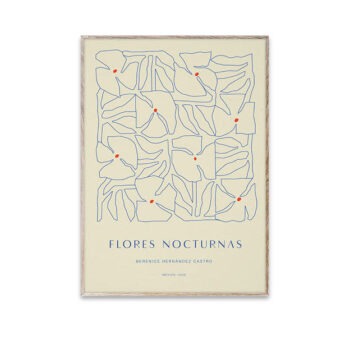 Paper Collective Poster - Flores Nocturnas 01 - 50x70 cm