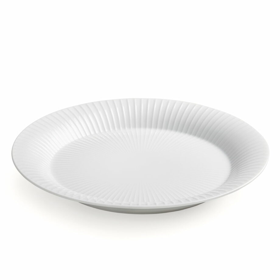 Witte dinerbord 27 cm Hammershøi Kähler