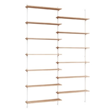 MOEBE wall shelving wandrek WS.230.2 eiken wit