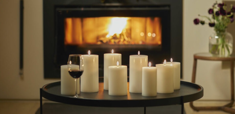 Uyuni led kaarsen verschillende maten blokkaarsen wit gezelligheid