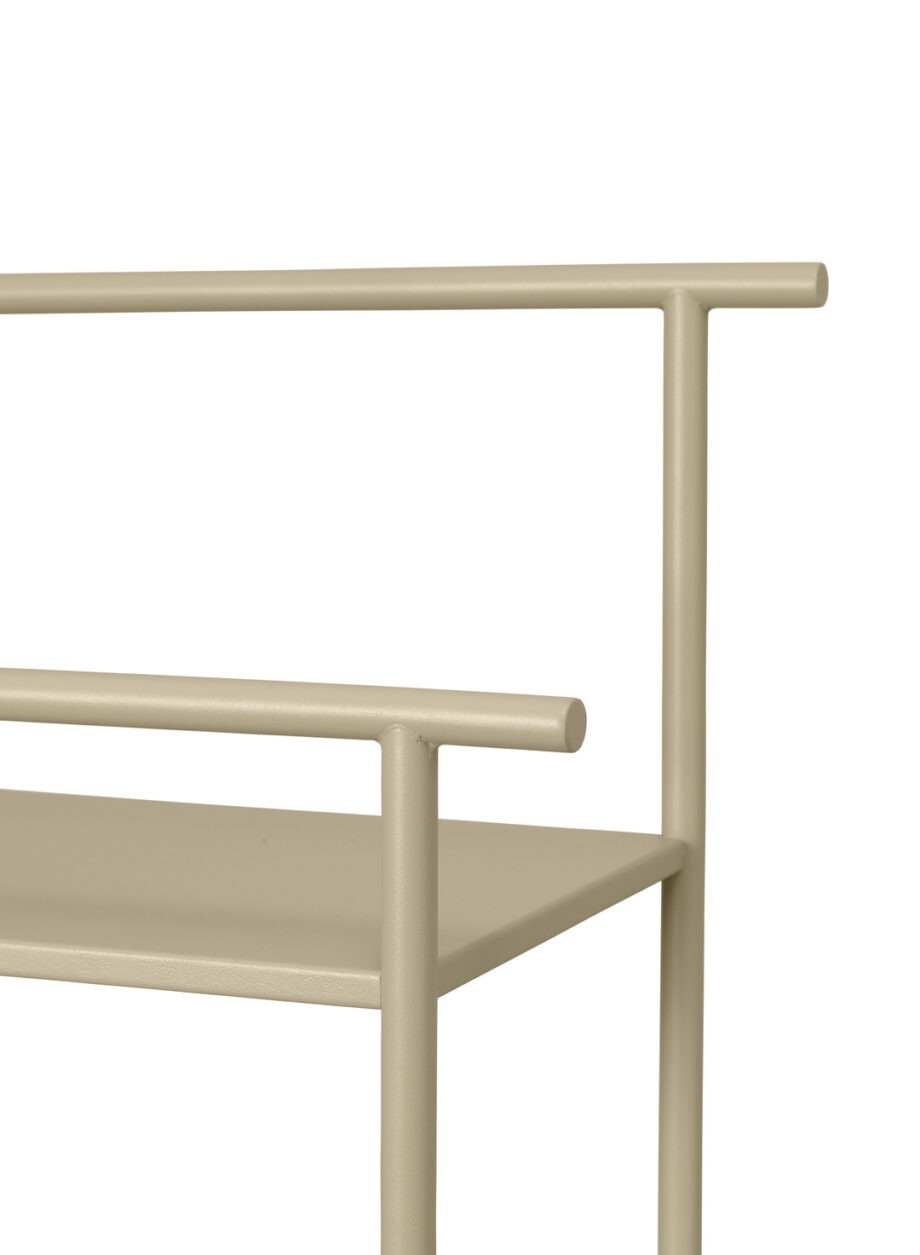 Detail Ferm Living Dora rack stellingkast cashmere beige metaal