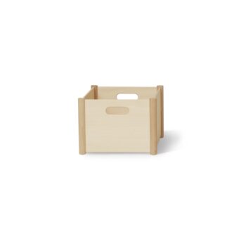 Form Refine Pillar storage box beech