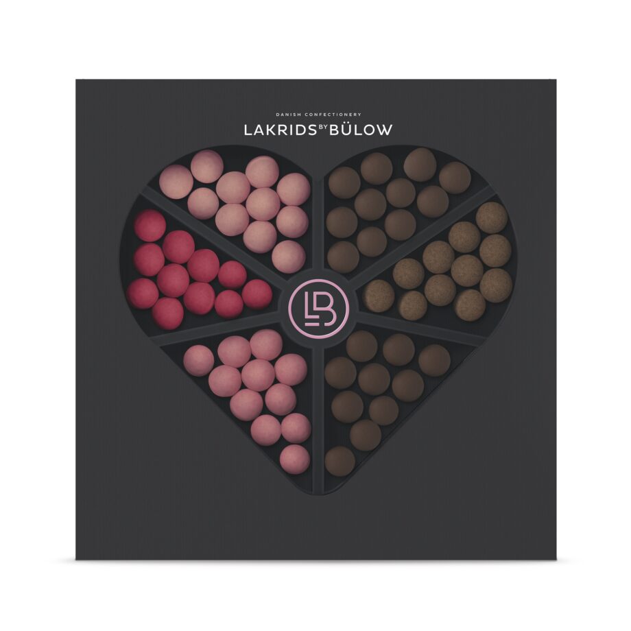Lakrids by Bulow Love selection gift box drop chocolade valentijn