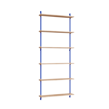 MOEBE Wall Shelving wandrek WS.200.1 eiken deep blue blauw