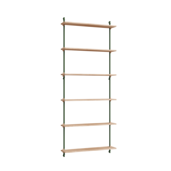 MOEBE Wall Shelving wandrek WS.200.1 eiken pine green groen
