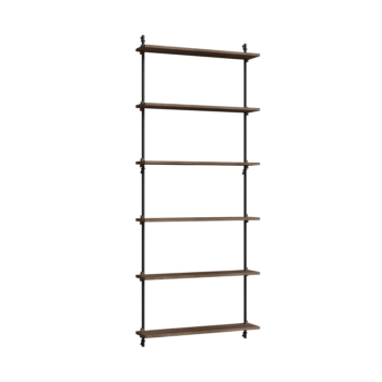 MOEBE Wall Shelving wandrek WS.200.1 gerookt eiken zwart