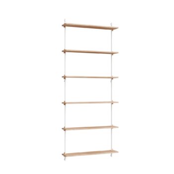 MOEBE Wall Shelving wandrek WS.200.1 wit eiken