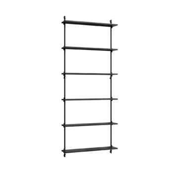 MOEBE Wall Shelving wandrek WS.200.1 zwart