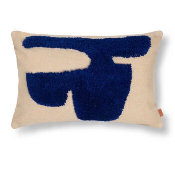 Ferm Living Lay Kussen blauw