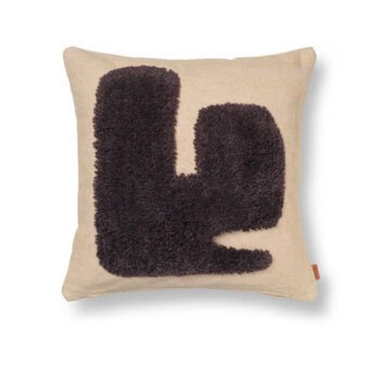 Ferm Living Lay Kussen donker bruin