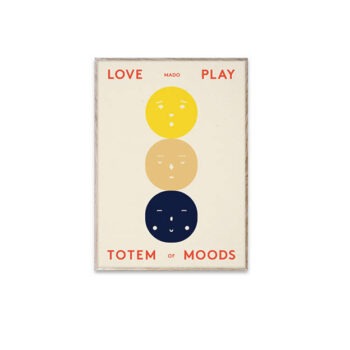 Mado paper collective poster Totem of moods 30x40
