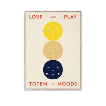 Mado paper collective poster Totem of moods 50x70